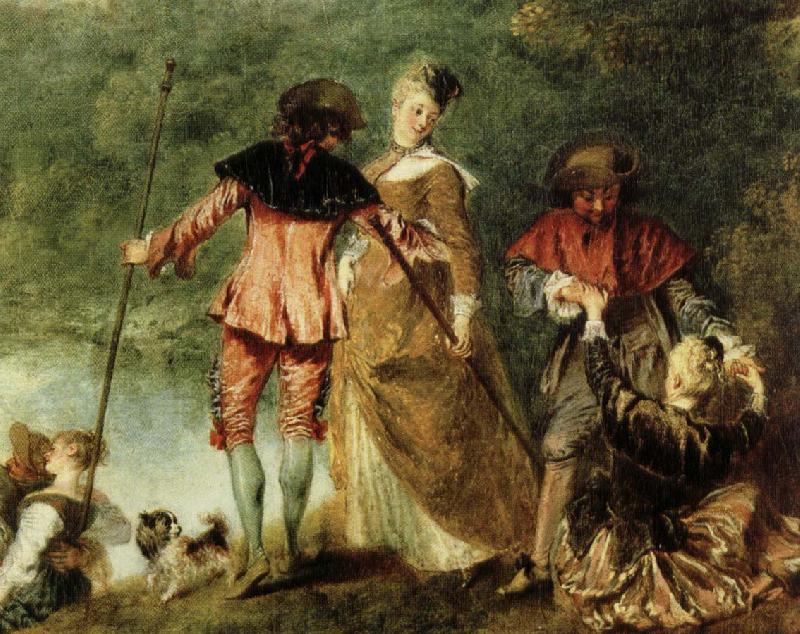 Jean antoine Watteau avfarden till kythera oil painting image